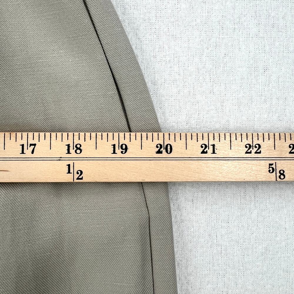 ENZA COSTA Twill Flight Pant Women Small Limestone Utility Pull On High Rise NEW - Picture 13 of 15